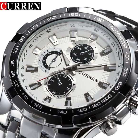 Man Watch, Top Brand Luxury full steel, Business Casual quartz Wrist ,Military ,waterproof