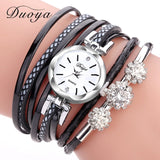 Woman Watch Bracelet Luxury Silver Crystal Clock Quartz   Fashion