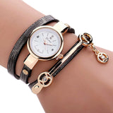 Woman Watch New Duoya Fashion  Watch Gold Quartz Gift  Wristwatch