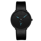 Man Watch Waterproof Slim Mesh Strap Minimalist Wrist  Quartz Sports