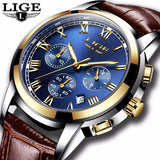 Man Watch  Sports Waterproof Date Analogue Quartz  Chronograph Business