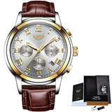 Man Watch  Sports Waterproof Date Analogue Quartz  Chronograph Business