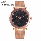 Woman Watch Best Selling  Starry Sky    Fashion Classic Luxury Stainless Steel Analog Quartz