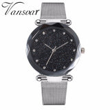 Woman Watch Best Selling  Starry Sky    Fashion Classic Luxury Stainless Steel Analog Quartz