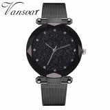 Woman Watch Best Selling  Starry Sky    Fashion Classic Luxury Stainless Steel Analog Quartz
