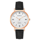 Woman Watch Leather Strap   Bracelet Ladies Clock Hour Quartz