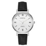 Woman Watch Leather Strap   Bracelet Ladies Clock Hour Quartz