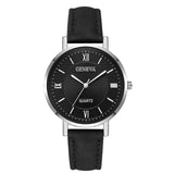 Woman Watch Leather Strap   Bracelet Ladies Clock Hour Quartz