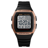 Man Watch Sports Digital   Waterproof Alarm Man Wrist Electronic