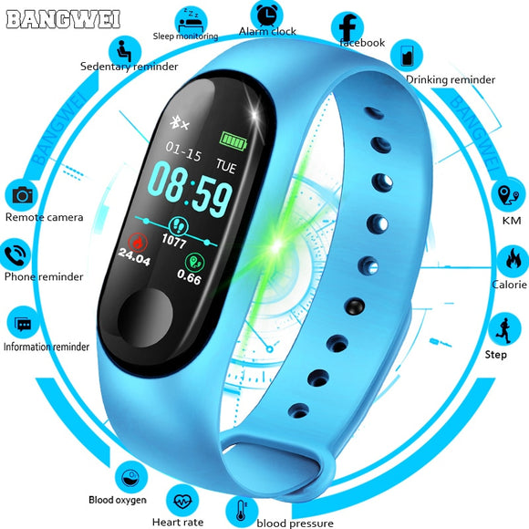 Man Watch   Smart Watch  Heart Rate Blood Pressure oxygen Sleep Monitor Pedometer Fitness Sport