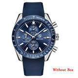Man Watch, Brand Luxury Silicone Strap, Waterproof, Sport, Quartz, Chronograph Military ,