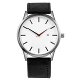Man Watch New s Fashion Leather Quartz  Casual Sports