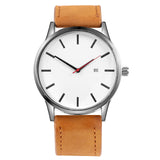 Man Watch New s Fashion Leather Quartz  Casual Sports