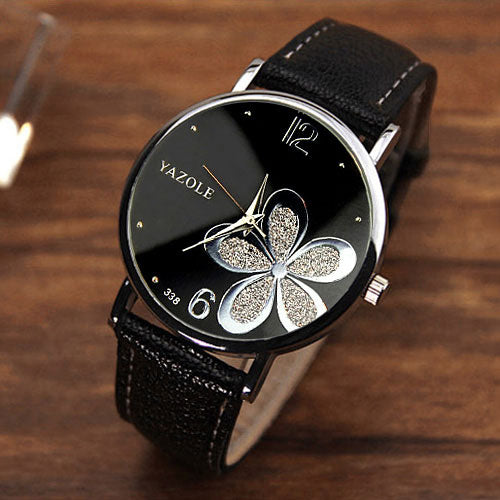 Woman Watch  Ladies Wrist  2019 Top Brand Famous Clock Quartz  Flowers Wristwatch