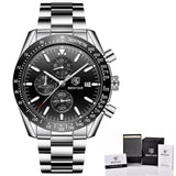 Man Watch, Brand Luxury Silicone Strap, Waterproof, Sport, Quartz, Chronograph Military ,