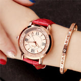 Woman Watch  Luxury Roman Numeral Fashion Dress