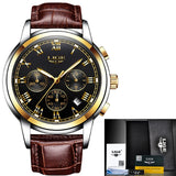 Man Watch  New  Luxury Brand   Chronograph Sports   Waterproof Full Steel Quartz