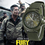 Man Watch 2019  Top Brand Luxury Casual Military Quartz Sport   Soft Nylon Band