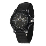 Man Watch 2019  Top Brand Luxury Casual Military Quartz Sport   Soft Nylon Band