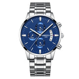 Man Watch Chronograph Sport   Top Brand Luxury Waterproof Full Steel Quartz Gold