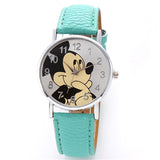 Woman Watch New  Mickey Mouse Pattern Fashion Quartz  Casual Cartoon Leather