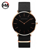 Woman Watch Top Brand Luxury Japan Quartz Movement Stainless Steel Sliver White Dial Waterproof