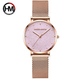 Woman Watch Top Brand Luxury Japan Quartz Movement Stainless Steel Sliver White Dial Waterproof