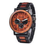 Man Watch Wooden,,Relogio Masculino, Top Brand Luxury Stylish, Chronograph, Military
