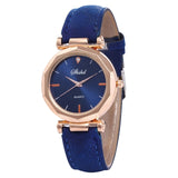 Woman Watch Fashion  Leather Casual   Luxury Analog Quartz Crystal Wristwatch