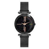 Woman Watch Luxury Purple Vibrato Ladies  Starry Sky Magnetic