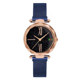 Woman Watch Luxury Purple Vibrato Ladies  Starry Sky Magnetic