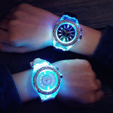 Man Watch Geneva LED Backlight Sport Waterproof Quartz Wrist