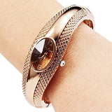 Woman Watch fashion rose gold  bracelet