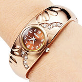 Woman Watch fashion rose gold  bracelet