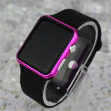 Man Watch LED Watches Men's Digital  Silicone Electronic