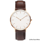 Man Watch Luxury Brand  Stainless Steel Bracelet Quartz Watch Fashion Rose Gold Silver
