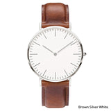 Man Watch Luxury Brand  Stainless Steel Bracelet Quartz Watch Fashion Rose Gold Silver