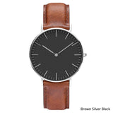Man Watch Luxury Brand  Stainless Steel Bracelet Quartz Watch Fashion Rose Gold Silver