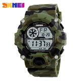 Man Watch Outdoor Sport, Alarm, 5Bar Waterproof, Military ,LED Display, Shock Digital