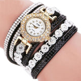 Woman Watch  2019  Quartz   Leather  Rhinestone Bracelet Watches