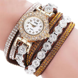 Woman Watch  2019  Quartz   Leather  Rhinestone Bracelet Watches