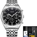 Man Watch 2019  Top Brand Luxury Waterproof Quartz Clock   Leather Sport Wrist