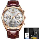 Man Watch 2019  Top Brand Luxury Waterproof Quartz Clock   Leather Sport Wrist