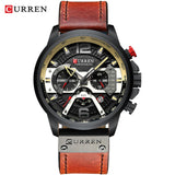 Man Watch Casual Sport  Blue Top Brand Luxury Military Leather Wrist