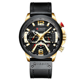 Man Watch Luxury Brand  Analog Leather Sports   Army Military  Quartz