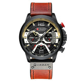 Man Watch Luxury Brand  Analog Leather Sports   Army Military  Quartz