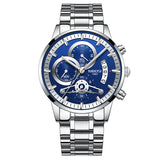 Man Watch Gold And Black  Top Brand Luxury Sports  2019