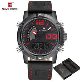 Man Watch 2019 Fashion Sport ,Men Quartz Analog Date, Leather Military, Waterproof,