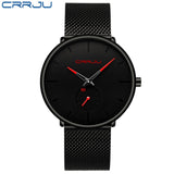 Man Watch Top Brand Luxury   Stainless Steel Ultra Thin Classic Quartz