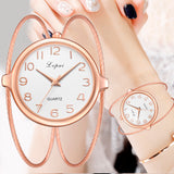 Woman Watch Fashion Luxury Bracelet Quartz Dress  Rose Gold Small And Exquisite